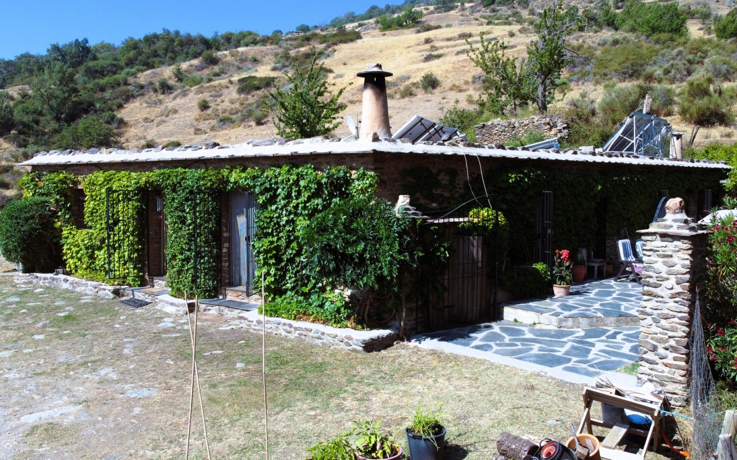 Pampaneira. Off Grid Stone Cortijo