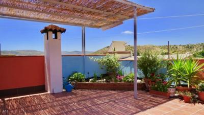 0165, Cadiar. Large village house set up as three apartments, roof terrace with great views
